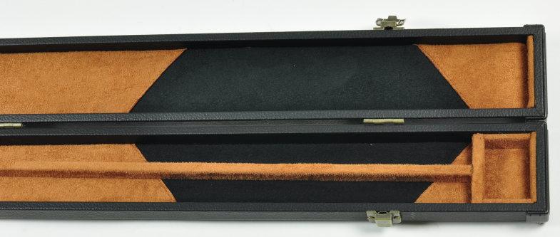 Peradon Two-piece Black Leather Effect Case (Close Up, Open)