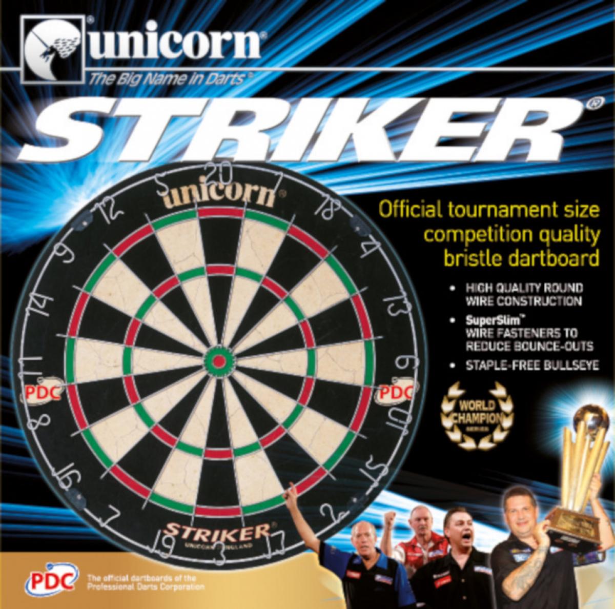 Unicorn Striker Dartboard (Box)