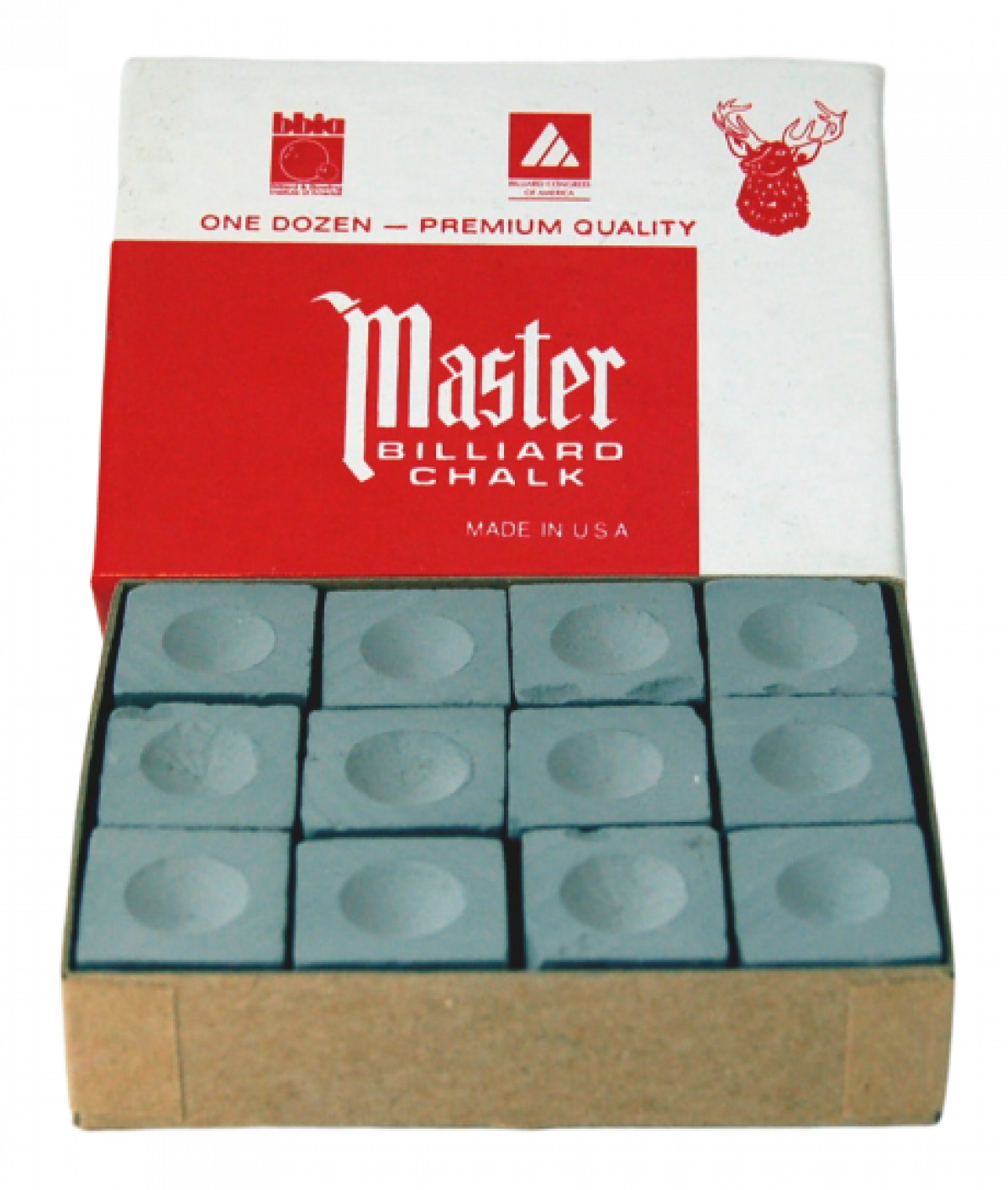 Master chalk (dozen cubes, grey)