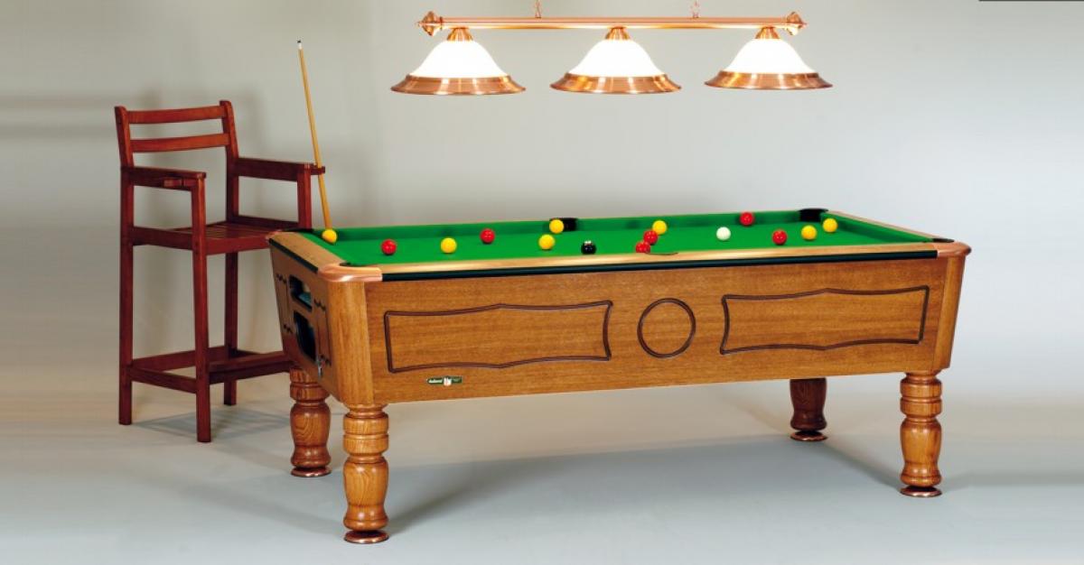 Balmoral Champion Table - Hazelnut (Pool Room)