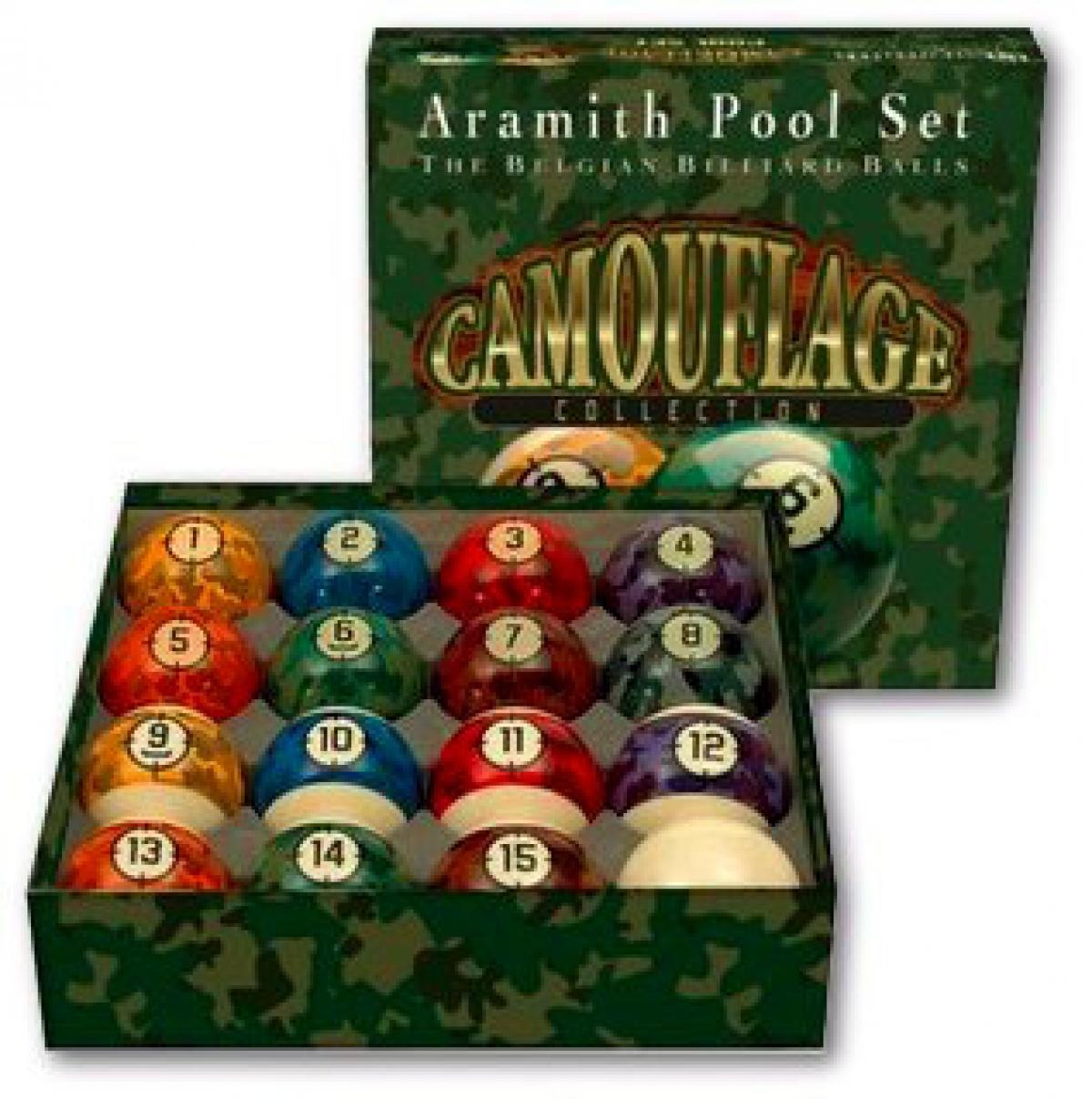 'Camouflage' American Pool <strong>Balls</strong>