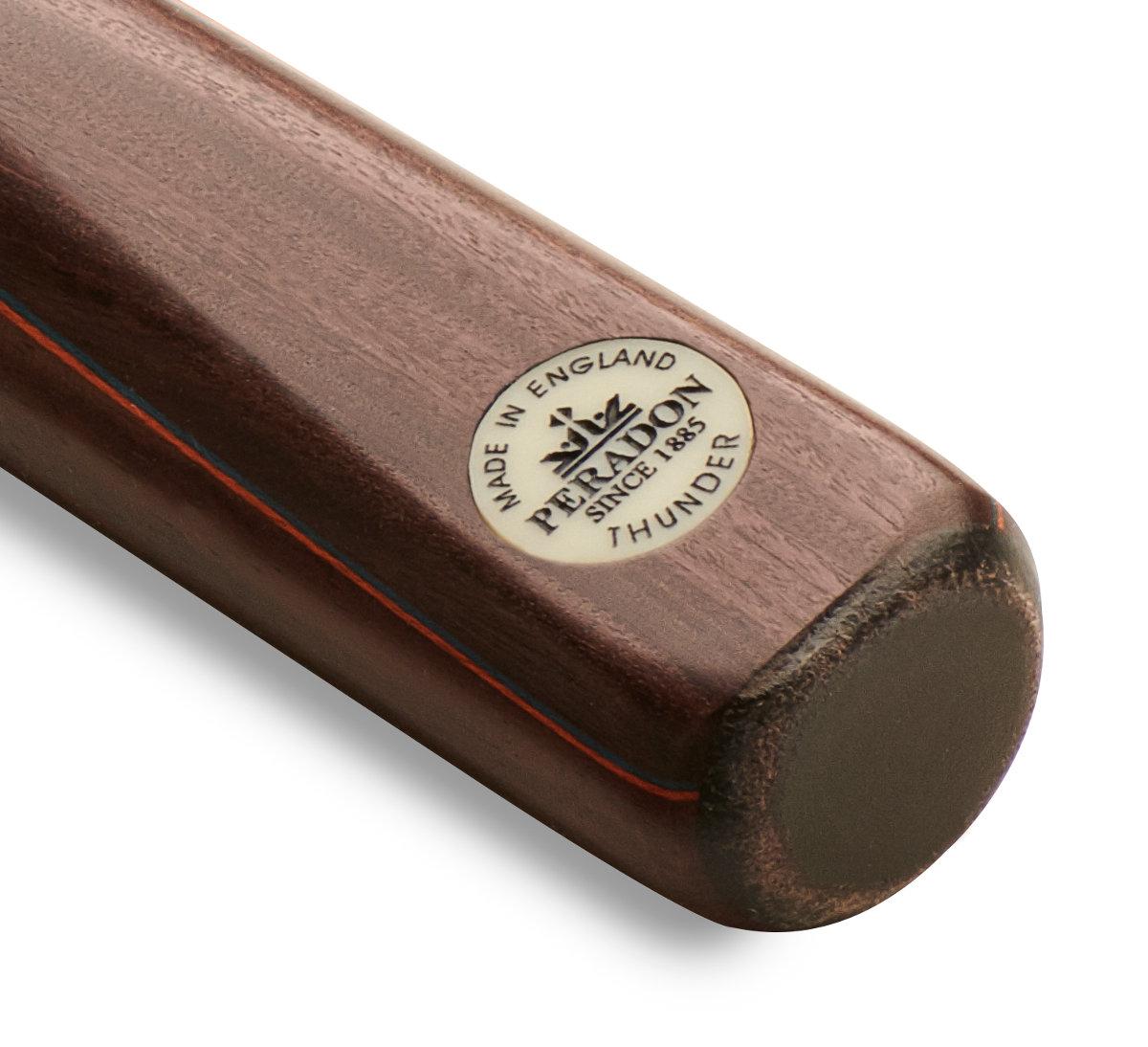 Peradon Thunder three-section English pool cue (butt)