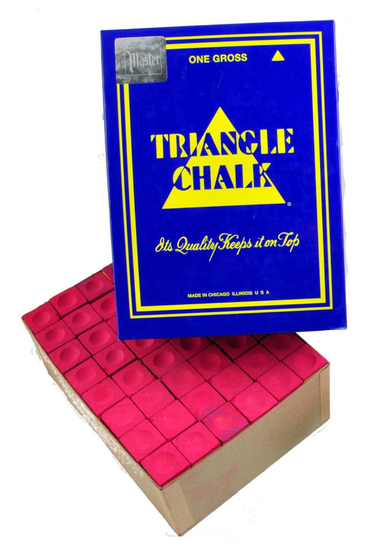 Triangle chalk (144 cubes, red)